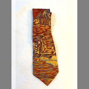 Vintage Primo Rhodia necktie with nautical print